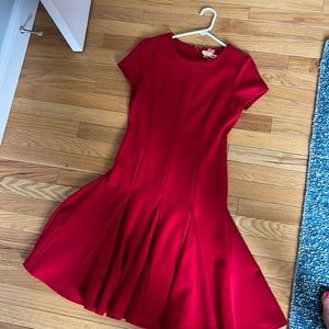 Size 4 red Calvin Klein dress. Like new!